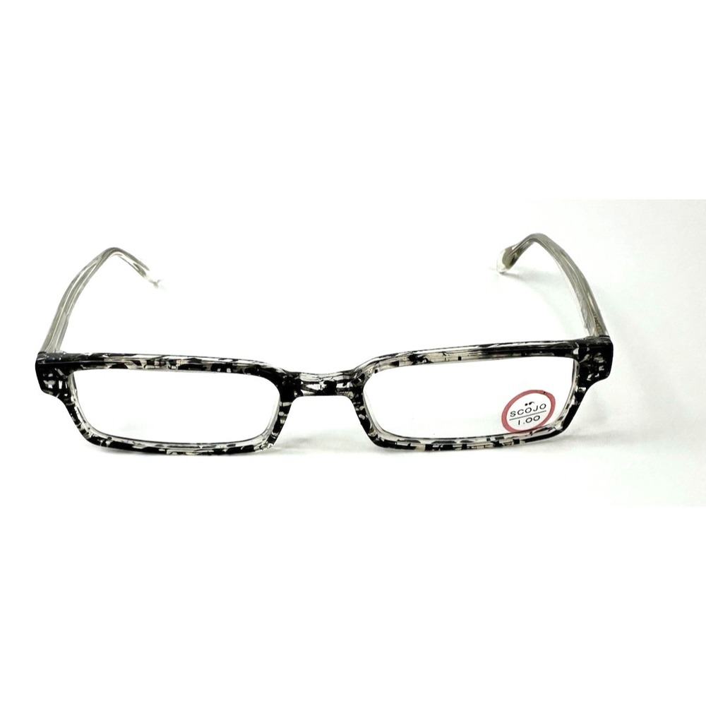Scojo New York Designer Reading Glasses +1.00 Tribecca Collection Evans St. NWT